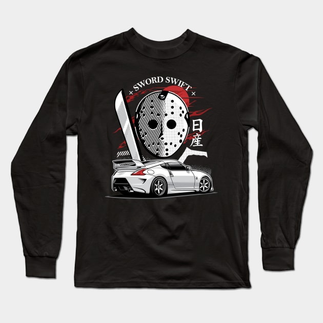 Nissan 370z Long Sleeve T-Shirt by JDMAPEX